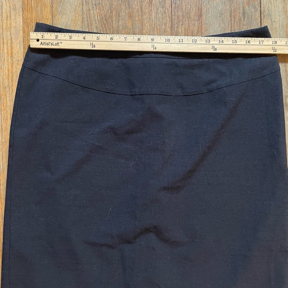Worthington Works Stretch Separates Charcoal Grey Pencil Skirt - Size 14 - Picture 4 of 8